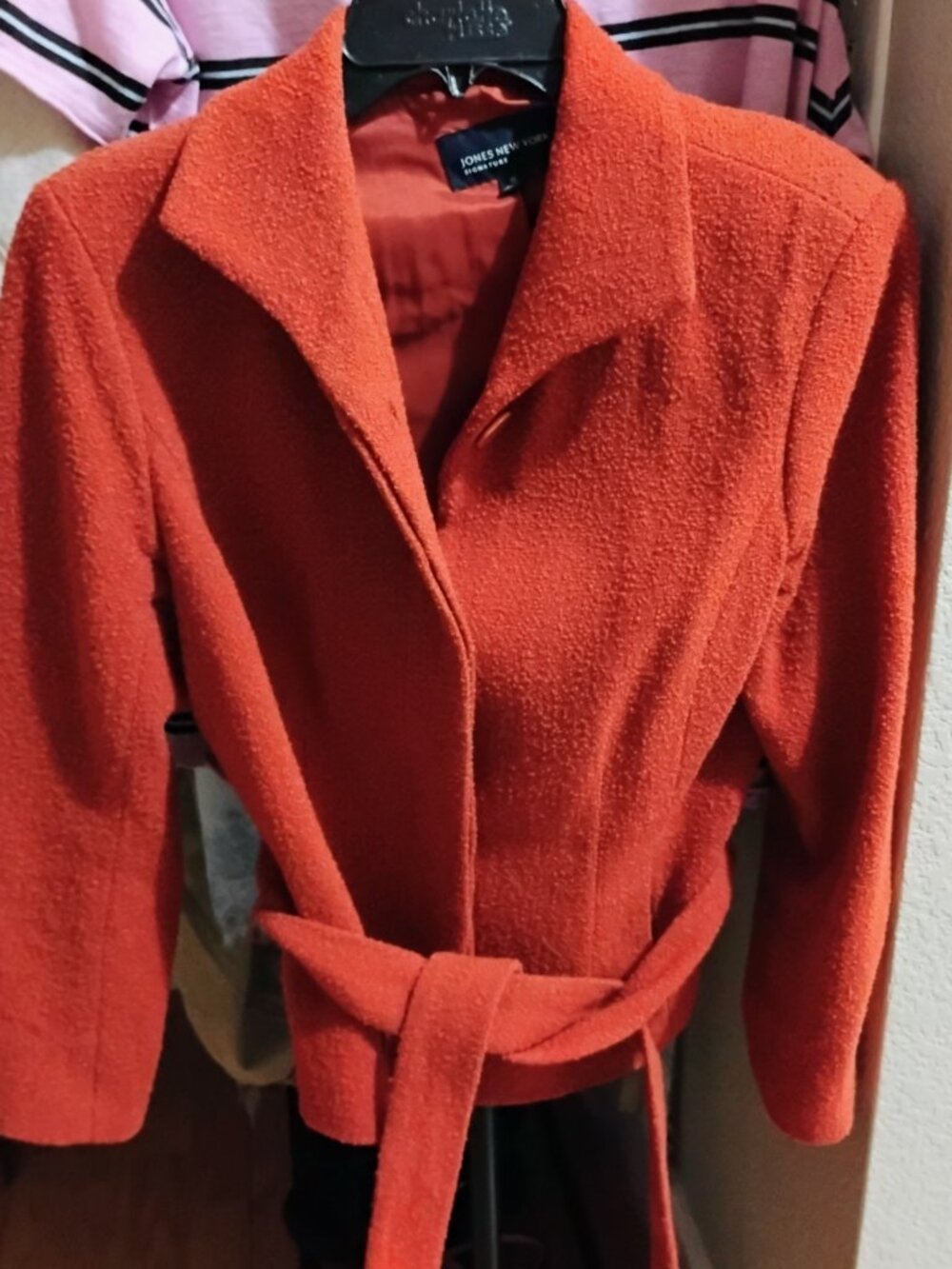 Signature Jones NY Orange Blazer